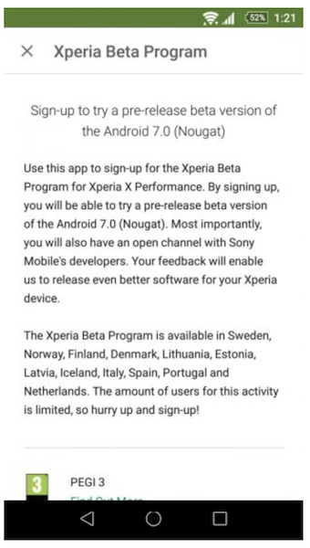 搶先體驗新功能！Sony 推出 Xperia X performance 測試計畫