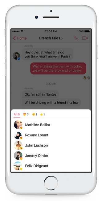 終於可以按「爛」瞭！Facebook Messenger 推齣兩大新功能！