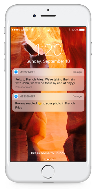 終於可以按「爛」瞭！Facebook Messenger 推齣兩大新功能！