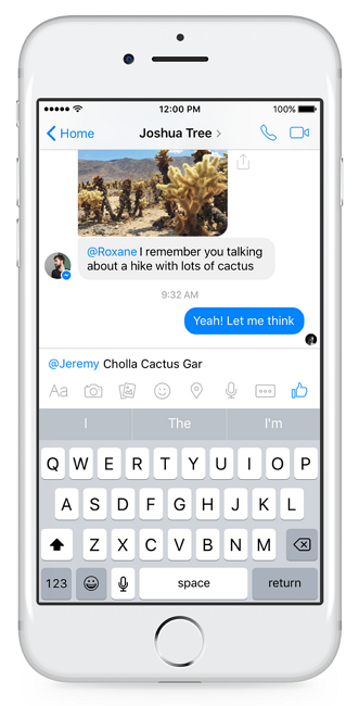 終於可以按「爛」瞭！Facebook Messenger 推齣兩大新功能！