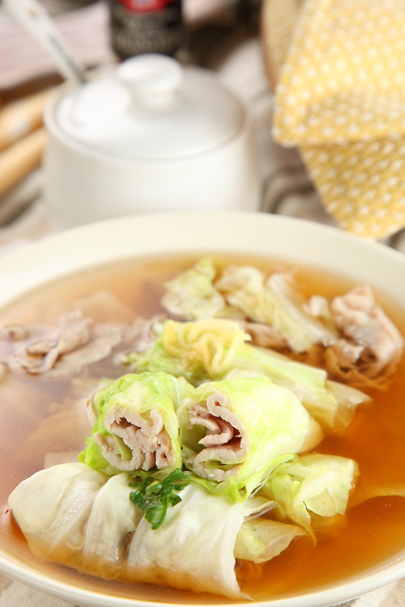 雙色肉卷湯