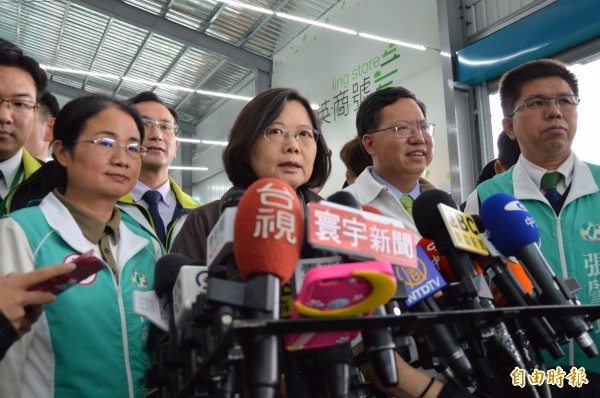 蔡英文:對桃園寄望深 才會頻頻來桃園