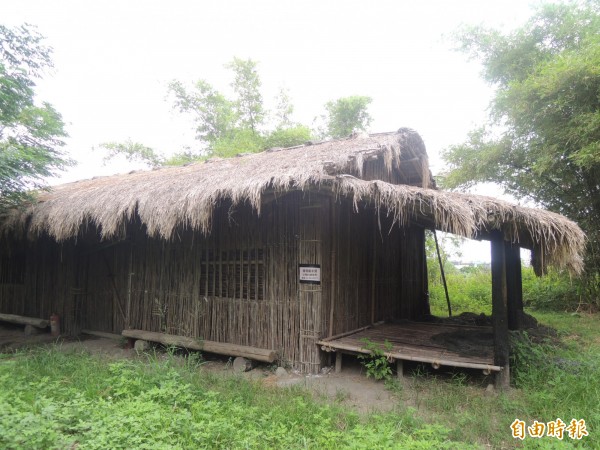 位在五結鄉流流社的噶瑪蘭傳統家屋。（記者江志雄攝）