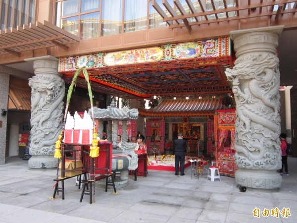 桃園市土地公文化館福德宮是桃園市首座公有廟宇。（記者謝武雄攝）
