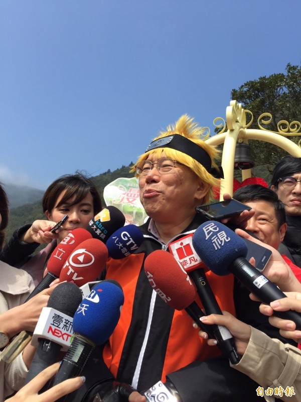 柯笑稱自己是是演員,不是導演也不是編劇,到最後一秒才知道要變成這樣。(記者沈佩瑤攝)