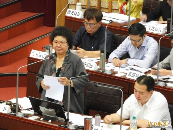 蔡英文執政滿週年,花媽表示「改革比革命更困難」。(記者葛祐豪攝)