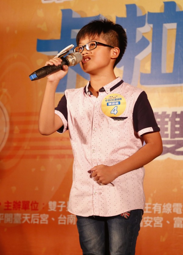 國語組第三名李偉聖，年僅11歲。（主辦單位提供）