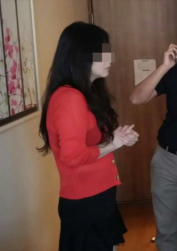 韓籍申姓女子因長得酷韓星宋慧喬，首次來台賣淫就被逮。（記者方志賢翻攝）