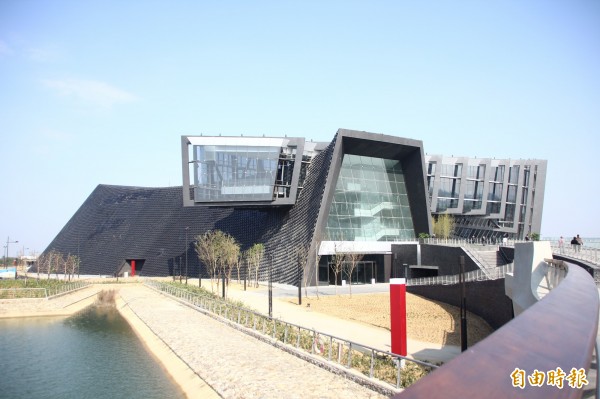 故宮南院建築壯觀。(記者林宜樟攝)
