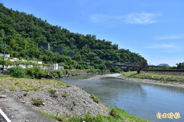 縣府將在蘇澳溪下游興建抽水站，解決蘇澳地區水患問題。（記者張議晨攝）