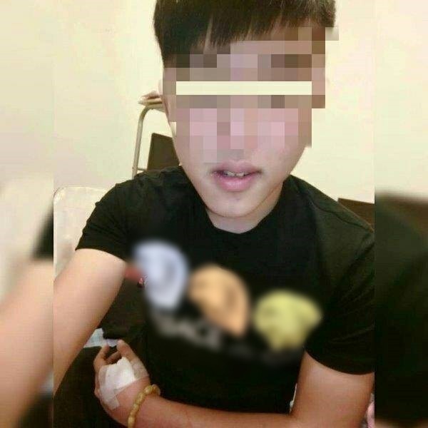 洪姓男子躲藏租處被通報協尋，少年隊查訪尋獲送保護管束。（記者黃良傑翻攝）