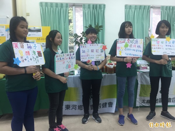 東河鄉泰源國中學生表現優異。(記者張存薇攝)