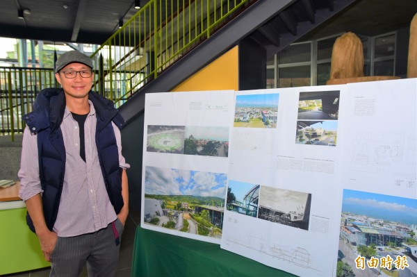寬和建築事務所主人建築師劉崇聖,為宜蘭在地的建築設計團隊。(記者張議晨攝)
