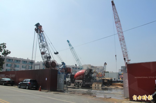桂田善化建案，房仲業者預估將帶動善化房產價格。（記者黃文瑜攝）