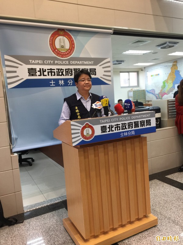台北市士林警分局偵查隊長賴俊堯。（記者陳恩惠攝）