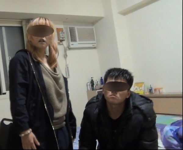 警方於劉女（圖左）與陳男（圖右）租屋處查獲槍彈，劉女辯稱罹患血癌而吸毒止痛。（記者張瑞楨翻攝）