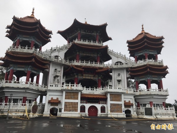 基隆中正公園的主普壇是中元祭重要祭典場所。（記者盧賢秀攝）