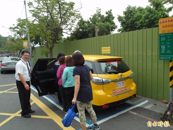 校園共乘計程車將駛進高雄大學及高雄科技大學（第一校區）。（記者葛祐豪攝）