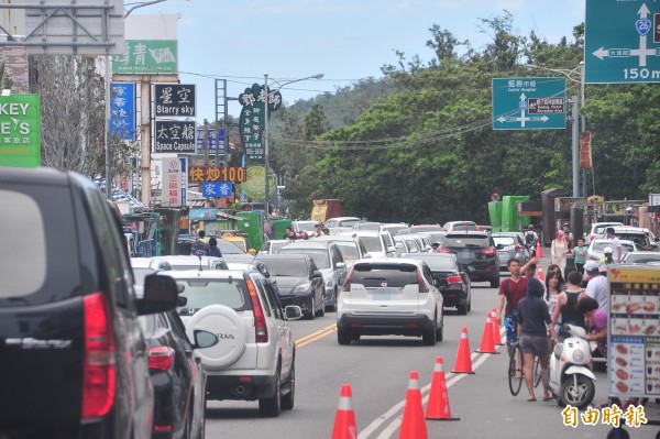 墾丁地區不再總是人車滿滿。圖為資料畫面。（記者蔡宗憲攝）