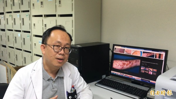 彰化醫院免疫風濕科主任高堅凱。(記者顏宏駿攝)