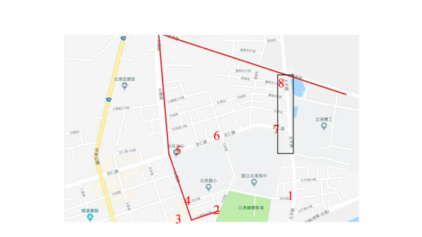 會考遇白沙屯媽祖遶境北港高中、北港農工考場周邊設置噪音管制區,禁止燃放鞭炮。(記者黃淑莉翻攝)