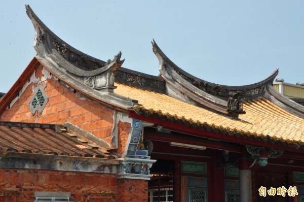 「淨業院」為閩南式建築，也結合日式和洋式建築。（記者洪美秀攝）