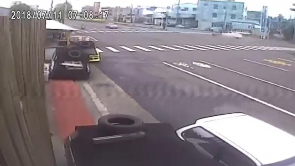 陳姓男子酒駕開小客車撞死朱姓機車騎士。(記者林宜樟翻攝)