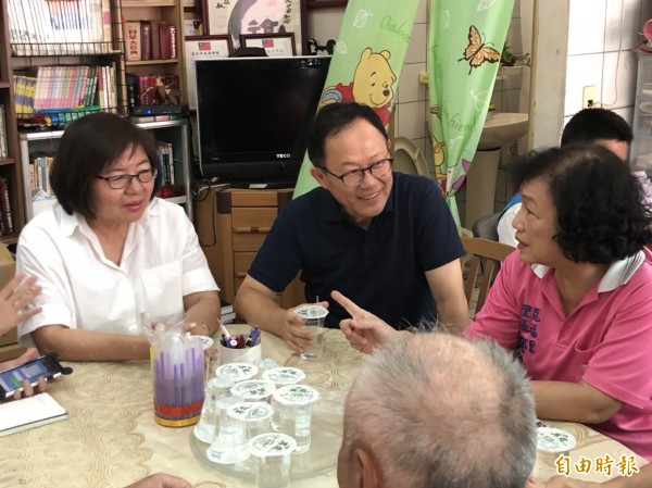 國民黨北市長參選人丁守中(記者蕭婷方攝)