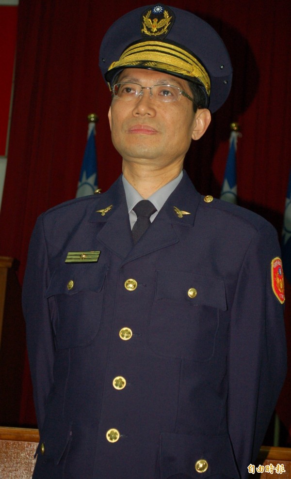 新升任屏東縣警察局長葉明潭。(記者黃良傑攝)