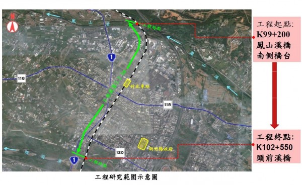 新竹縣政府規劃台鐵縱貫線竹北地區高架化，歷經2年技術研議，幾近完成可行性研究，總經費概估將近62億元。（新竹縣政府提供）