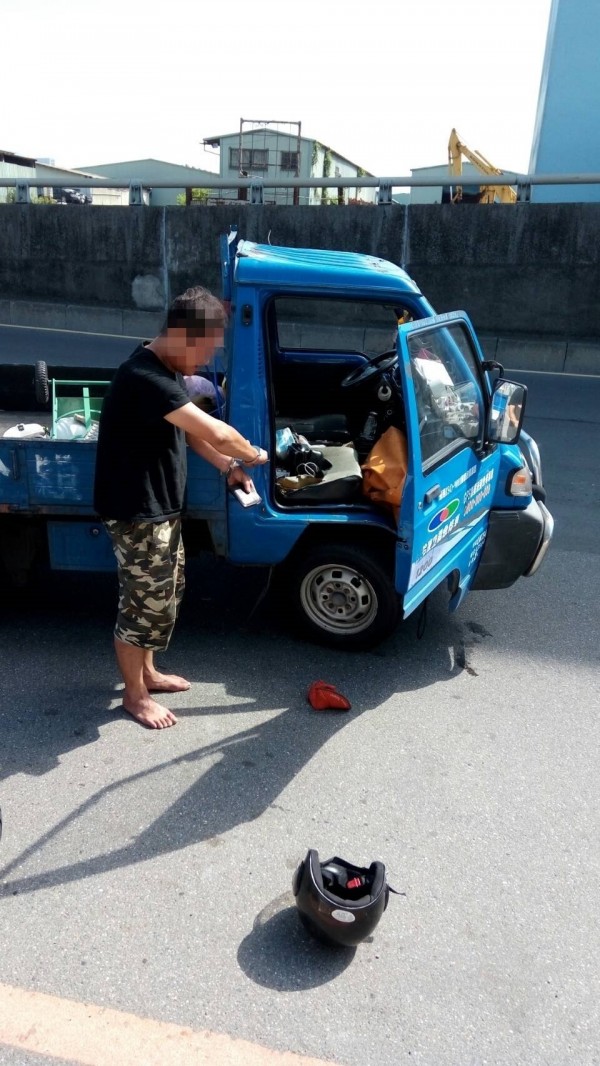 李嫌說明偷車經過。（記者曾健銘翻攝）