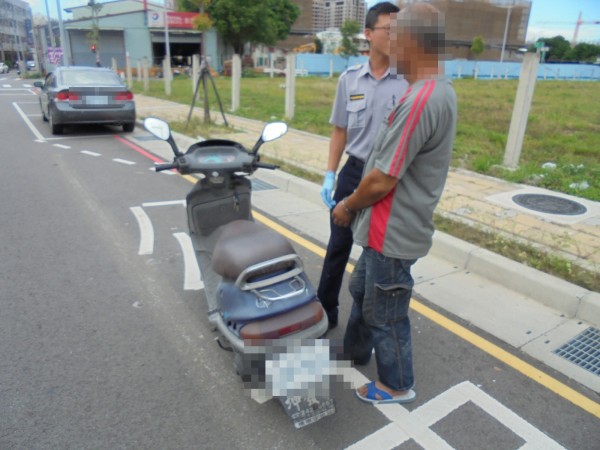 范姓男子竊車代步，被警查獲移送法辦。（記者歐素美翻攝）