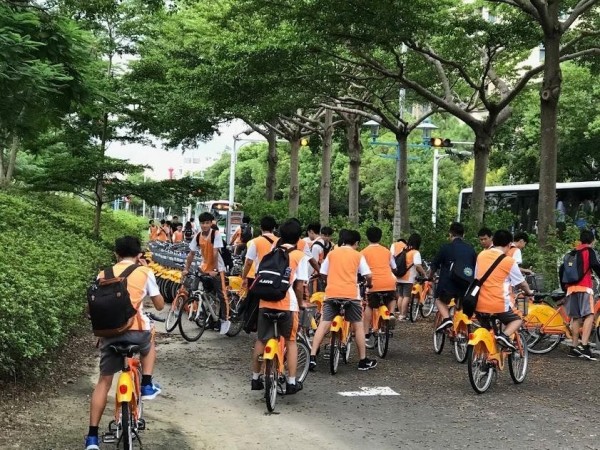 苗栗縣政府目前於苗栗市、頭份市、竹南鎮設置22個YouBike站點，頗受民眾好評。（記者鄭名翔翻攝）