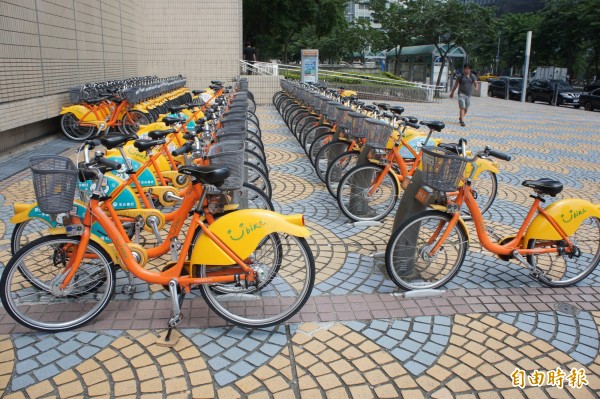 台北市、新北市與桃園市YouBike已納保傷害險，將於10月起生效。（記者黃建豪攝）