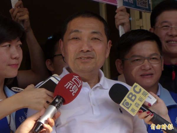 国民党新北市长参选人侯友宜。(记者李雅雯摄)