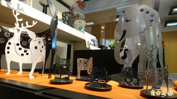 谷同金4大系列作品即日起在永興家具創始店展出。(記者劉婉君攝)