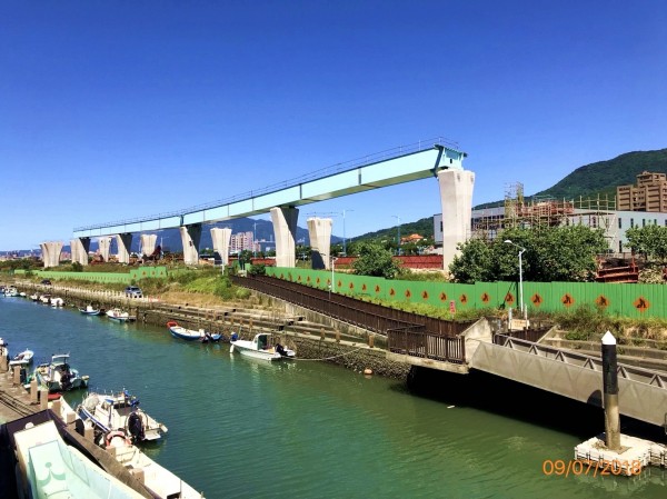 淡江大橋興建經費增加,新北市政府將增加分攤19.21億元。(新北市交通局提供)