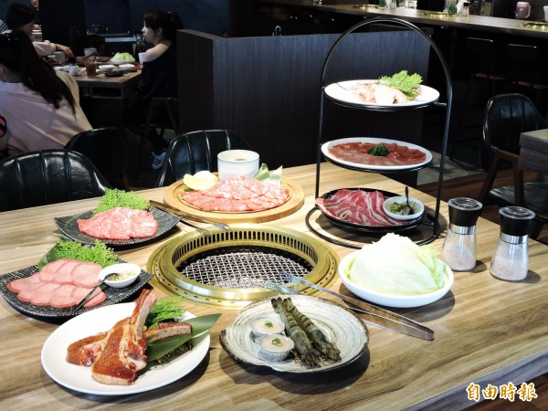 悠熹燒肉講求食材原味,不過度調味。(記者張菁雅攝)