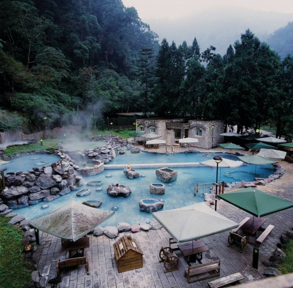鳩之澤溫泉是太平山的人氣景點。（羅東林管處提供）