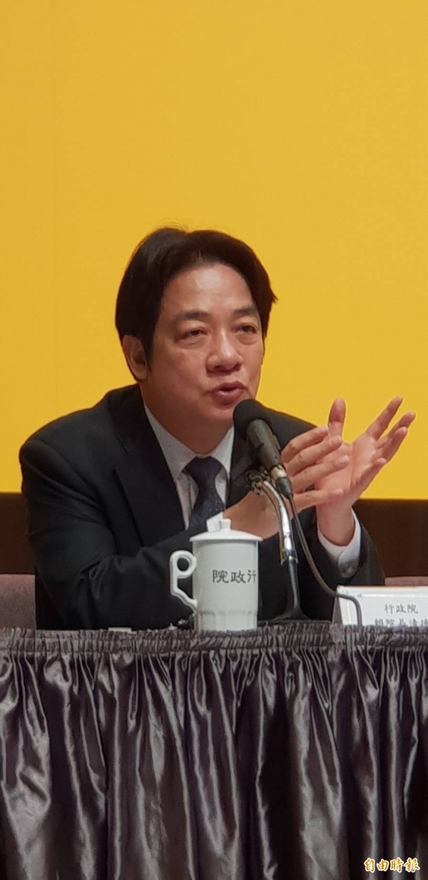 行政院長賴清德目前辭意仍然堅定。（資料照，記者李欣芳攝）