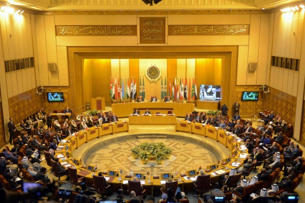 阿拉伯國家聯盟昨（9）日，在埃及首都開羅舉辦22國外交部長會議，對以、巴局勢發表聯合聲明。（法新社）