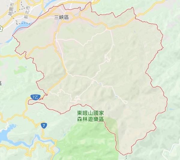 新北三峽一場路跑活動，有男子昏迷送醫不治。（圖擷自Google地圖）