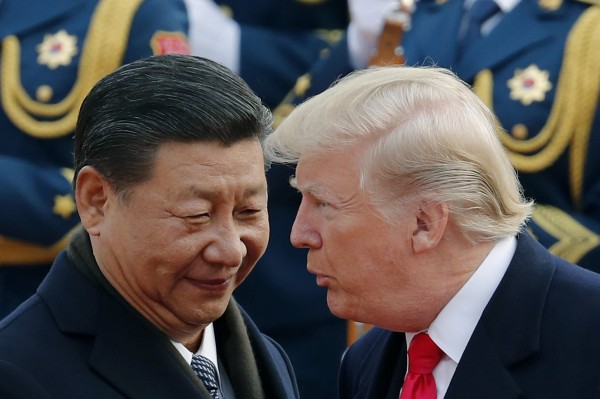 《華盛頓郵報》認為，川普對中國貿易問題採取強硬立場，獲得美國盟國的支持，成為他可以利用的「武器」。（美聯社）