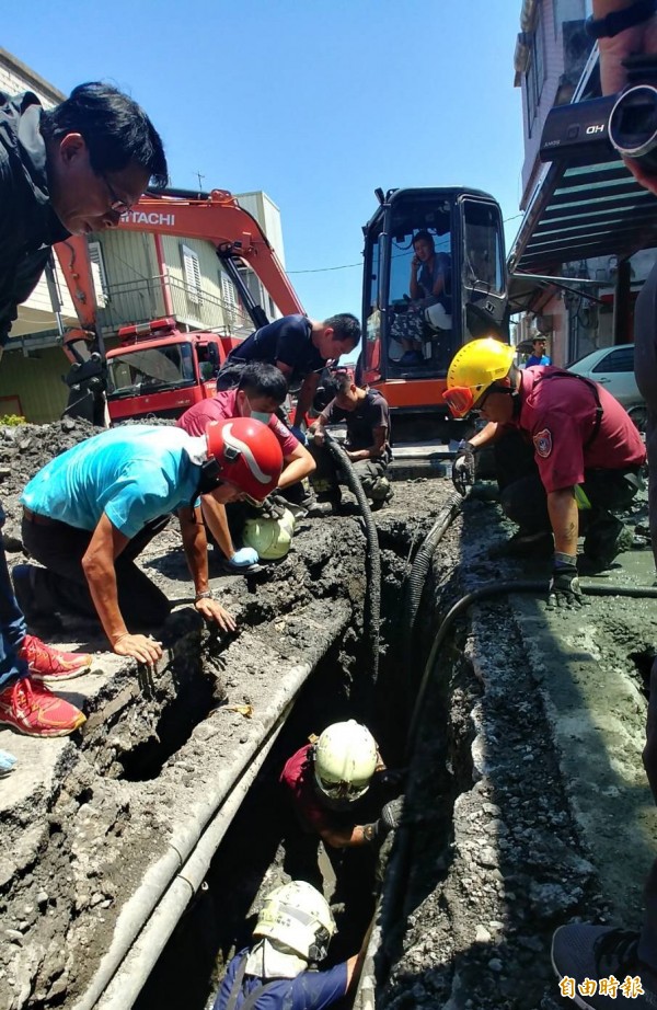 宜蘭縣下水道公共工程11日發生外籍移工遭土石活埋死亡的工安意外，縣內公共工程的施工安全引發社會關切。（資料照，記者簡惠茹攝）