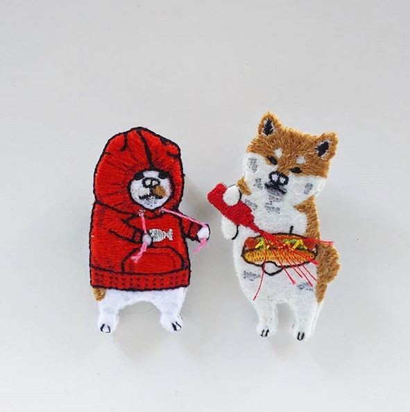 這一系列的搞笑動物刺繡在網路上爆紅,不管這些動物究竟都嗑了什麼,快都給我來一點啊!(圖片由pokefasu授權提供使用)