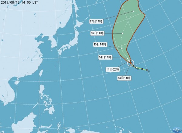明晴朗炎熱山區防午後雷雨 中台榕樹對台無影響
