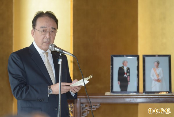 日本驻台代表沼田干夫。(资料照)