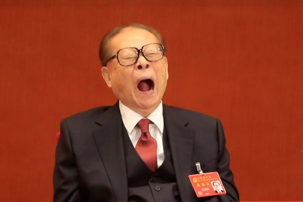 中共前领导人江泽民。(资料照,路透)