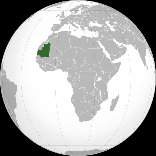 茅利塔尼亞原為法屬西非殖民地，在1960年宣布獨立，是西非阿拉伯國家之一。（圖擷自維基百科）