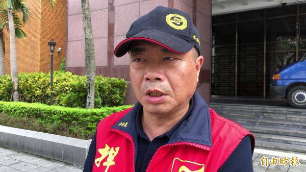 統促黨成員李承龍,訊後被諭令5萬元交保。(記者錢利忠攝)